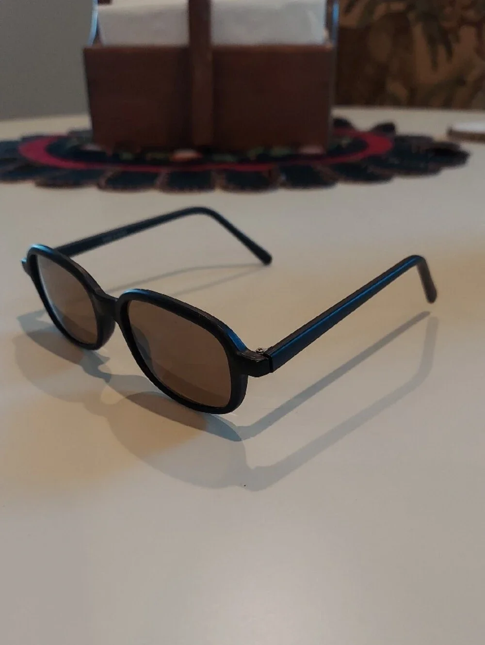 Vintage Frankie Sunglasses In Black & Olive